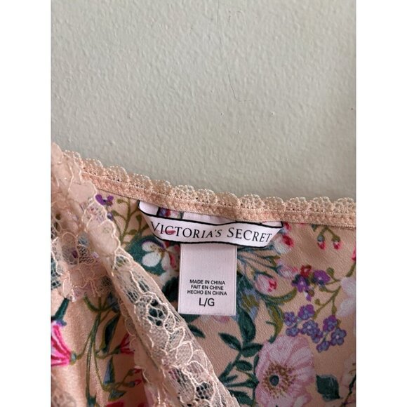 Victorias secret VS Victoria’s Secret floral flowers slip lingerie Gown size L - Picture 4 of 12